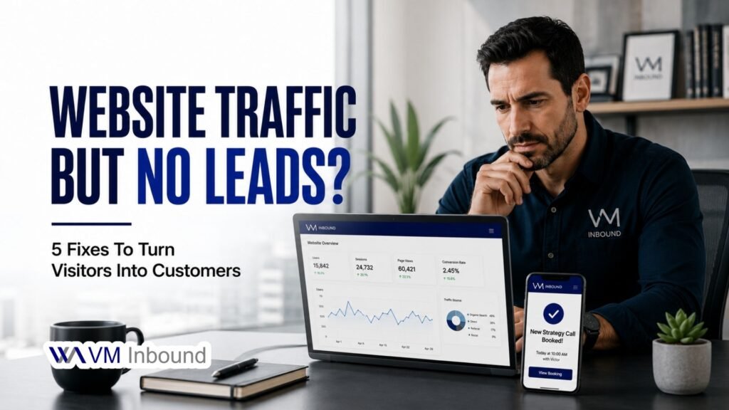 Website Traffic But No Leads Do These 5 Fixes