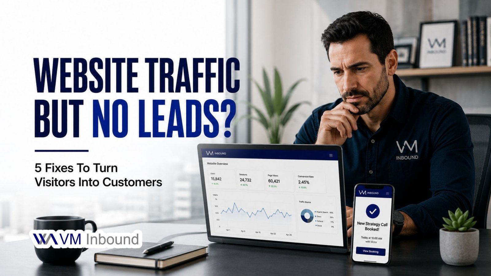 Website Traffic But No Leads? Do These 5 Fixes