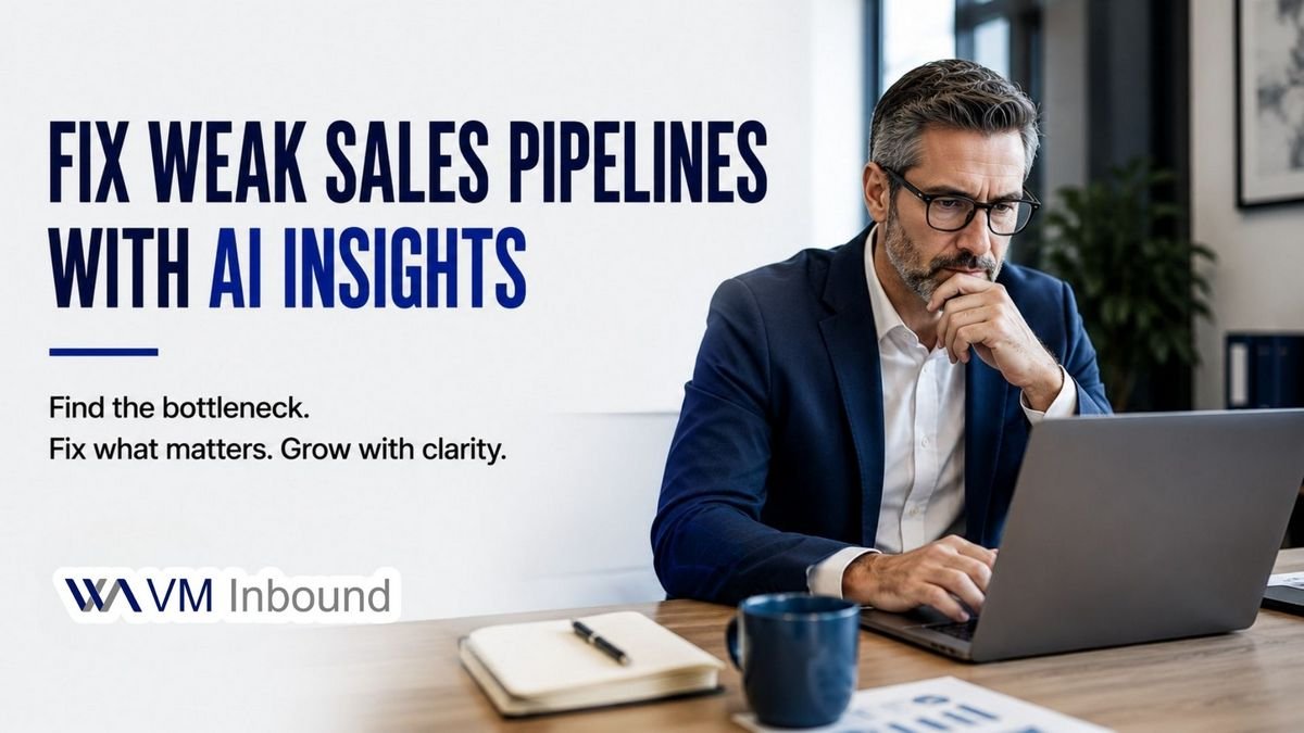 Fix Weak Sales Pipelines with AI Insights